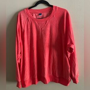 Old Navy Coral Sweatshirt Size XL EUC